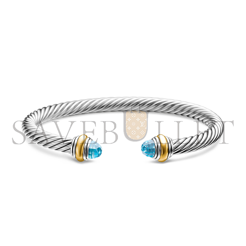 dau1d Yvrm*n classic cable bracelet 5mm b12381 s4abt